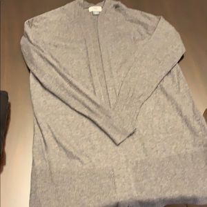 Gray cardigan